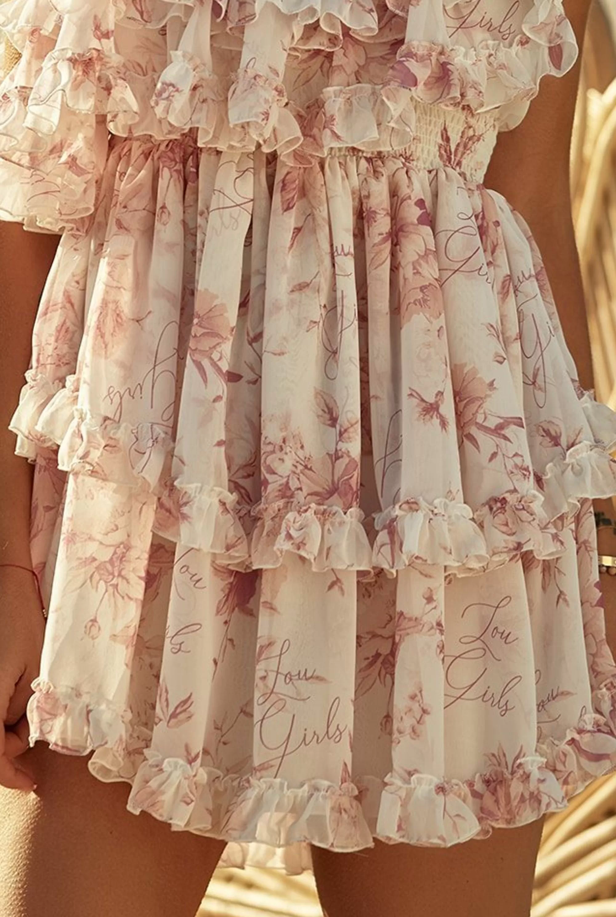 Shop Adora - A Delicate, Asymmetrical Dress Made Of Logged Fabric "Lou Girls" Women Every Day