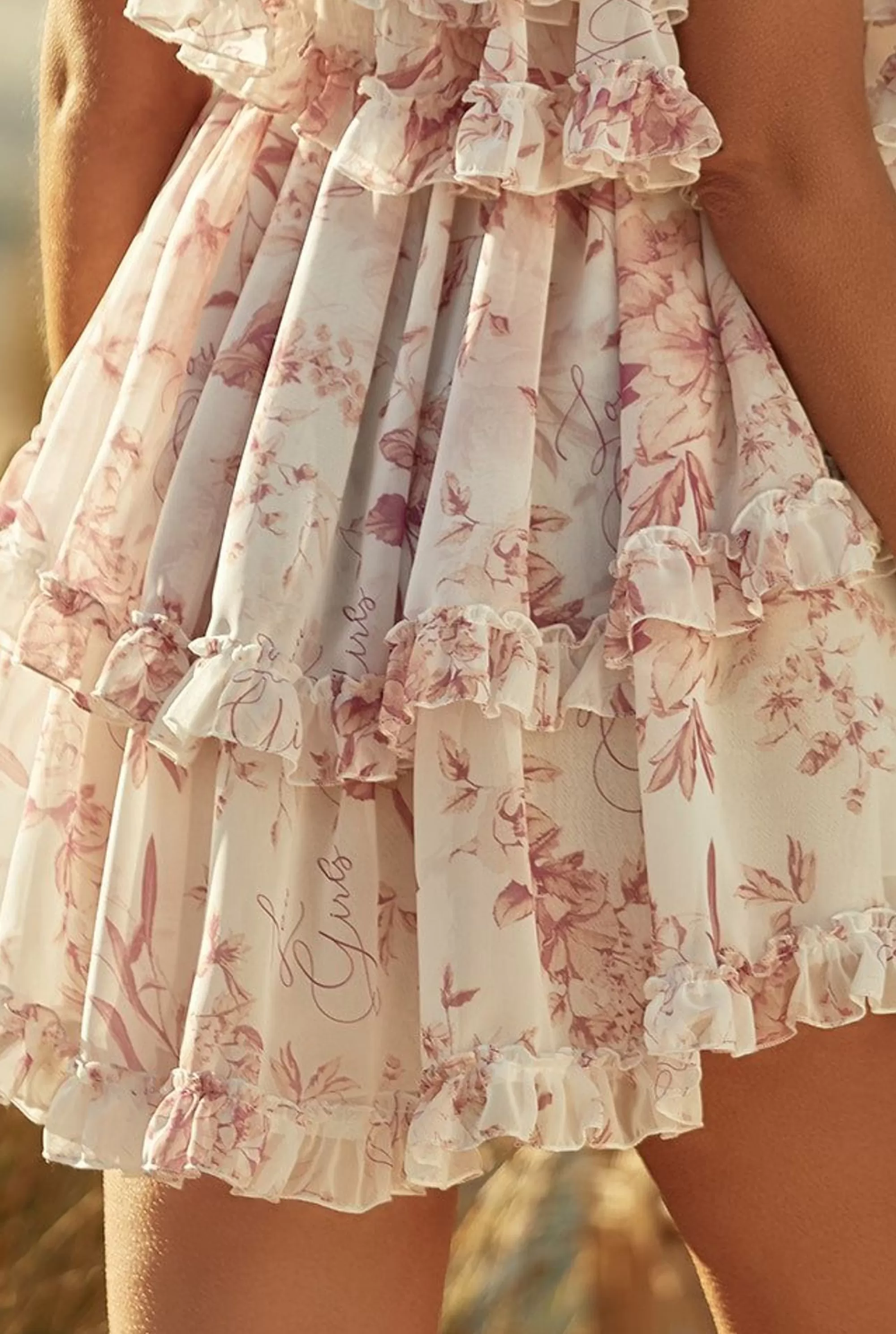 Shop Adora - A Delicate, Asymmetrical Dress Made Of Logged Fabric "Lou Girls" Women Every Day
