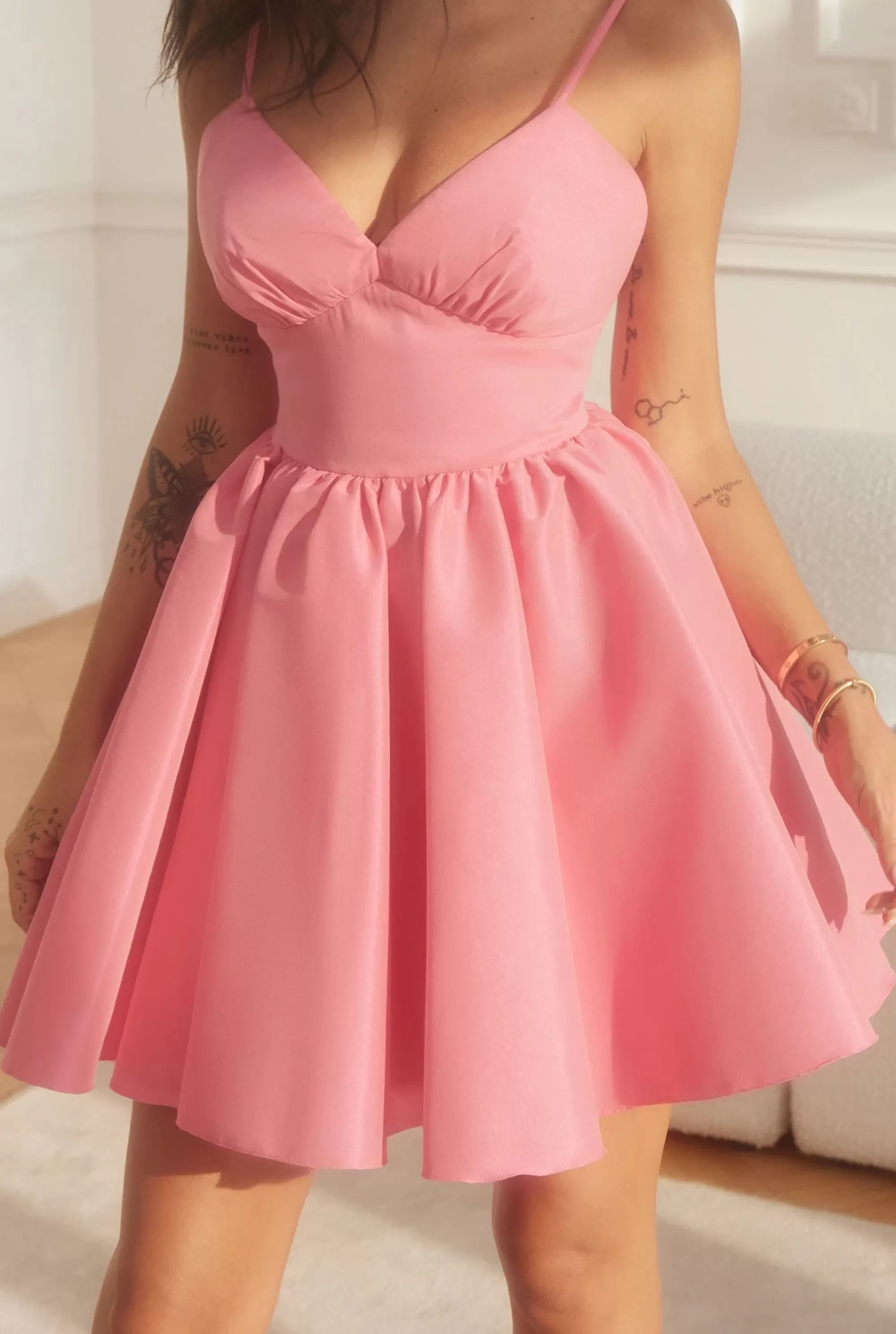 Fashion Elodia - A Synonym Of Femininity In The Rose Sheen Of The Dress Women Wedding