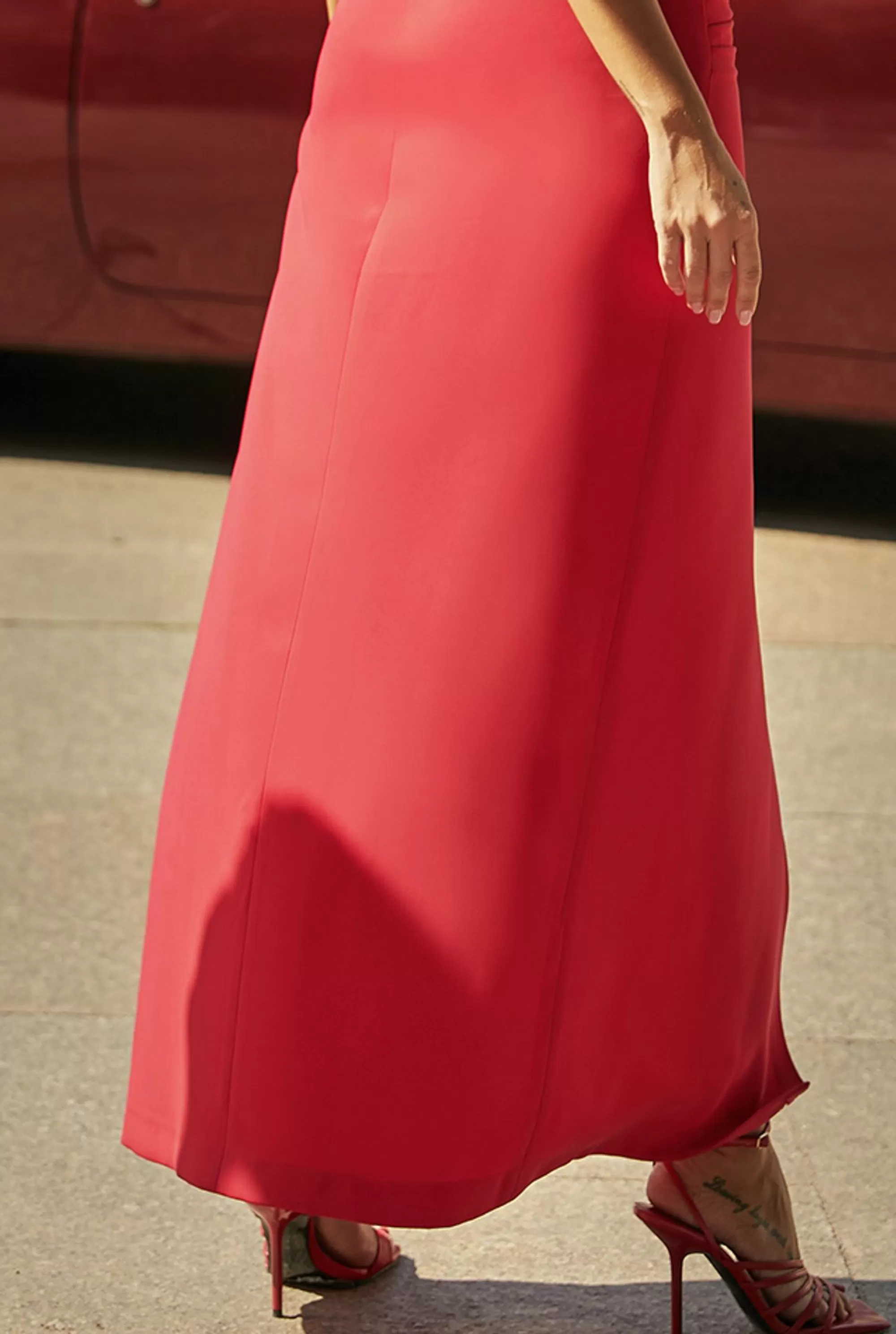 Best Fallon Red - The Classic Of Red In A Maxi Dress Women Wedding