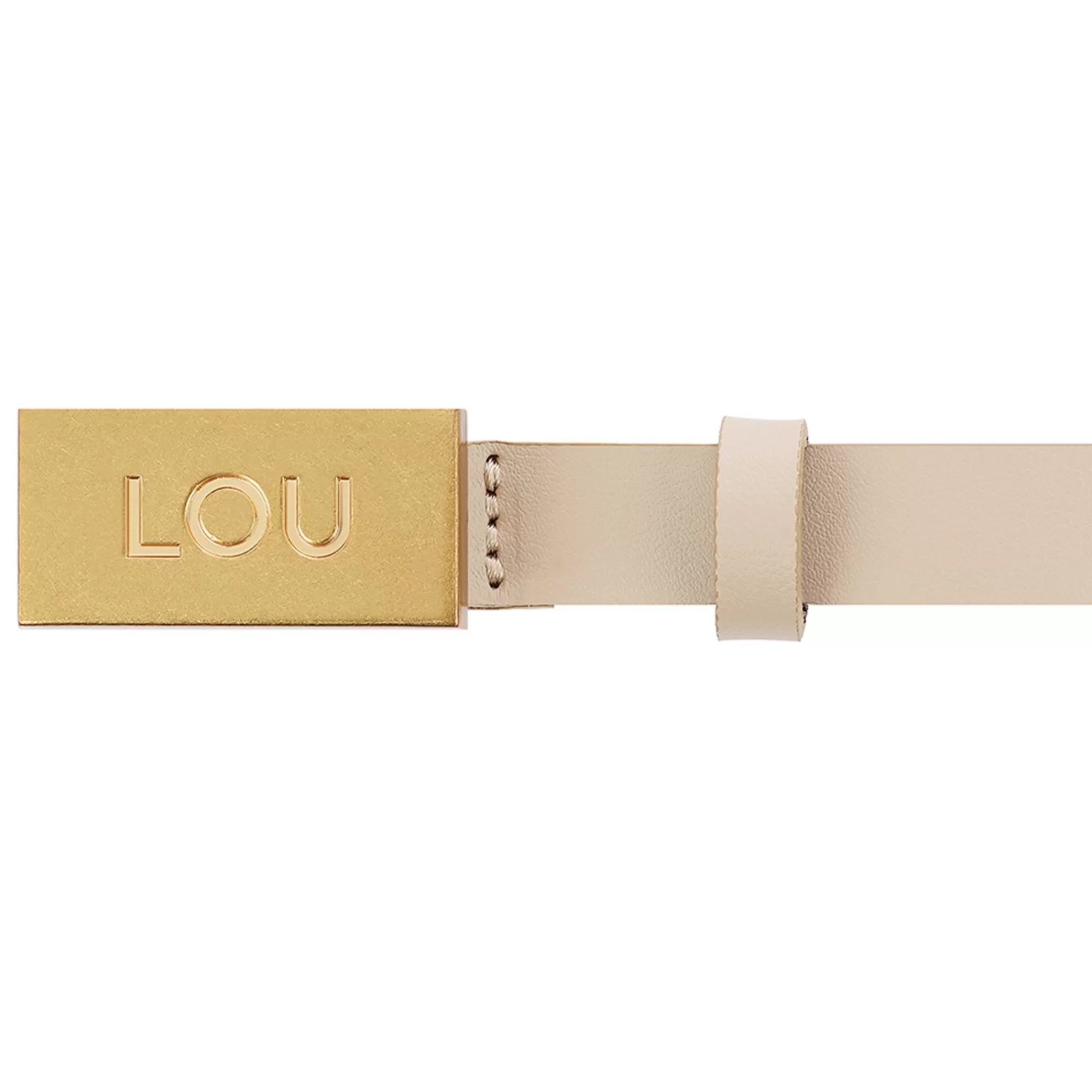 Best Lita Belt - Women'S Belt In Ecru Shade With Exclusive Gold Buckle. Women Belts