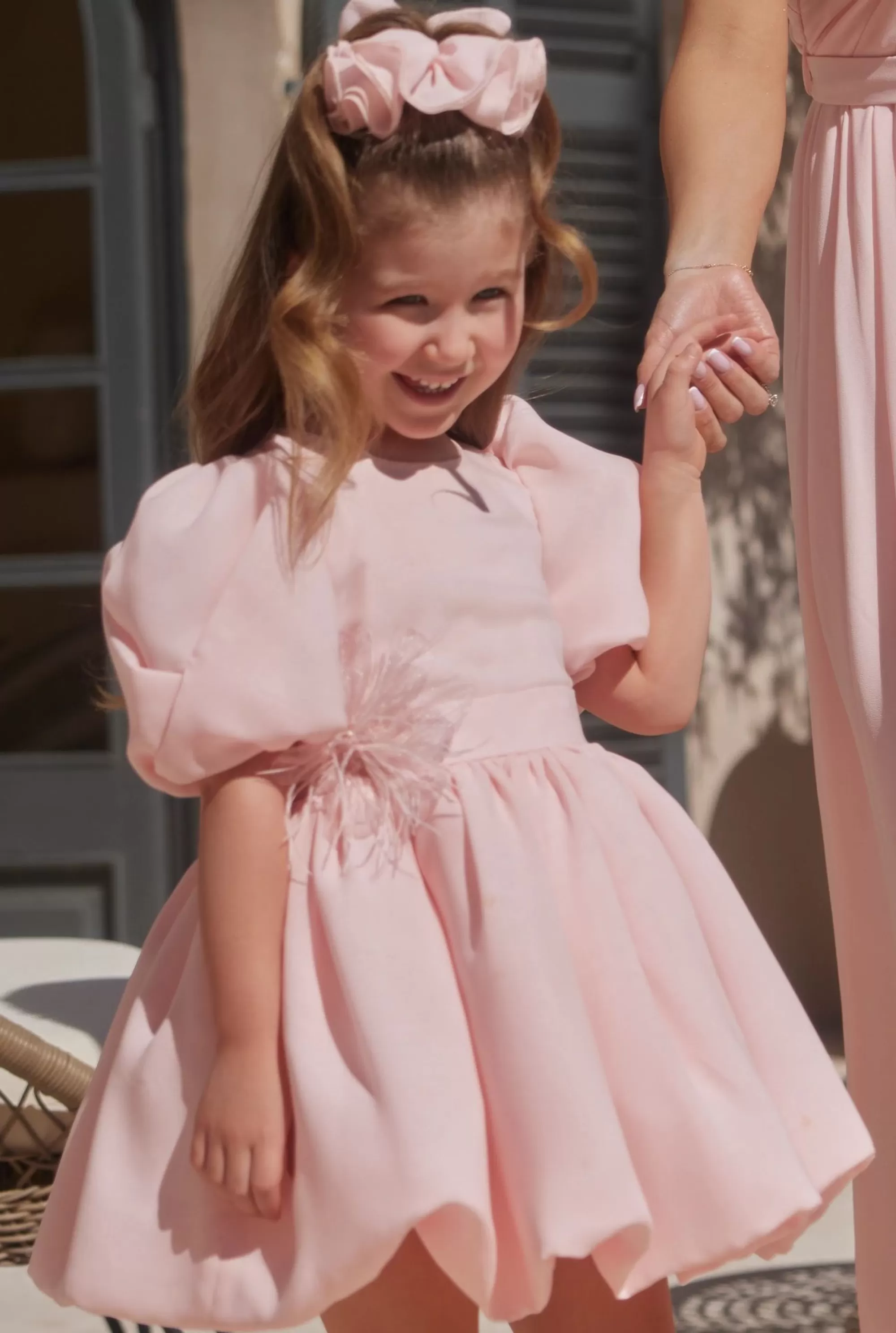Best Sale Nela - Children'S Dress With Buffs And Bombshell Bottom + Decorative Hair Eraser. Women Kids