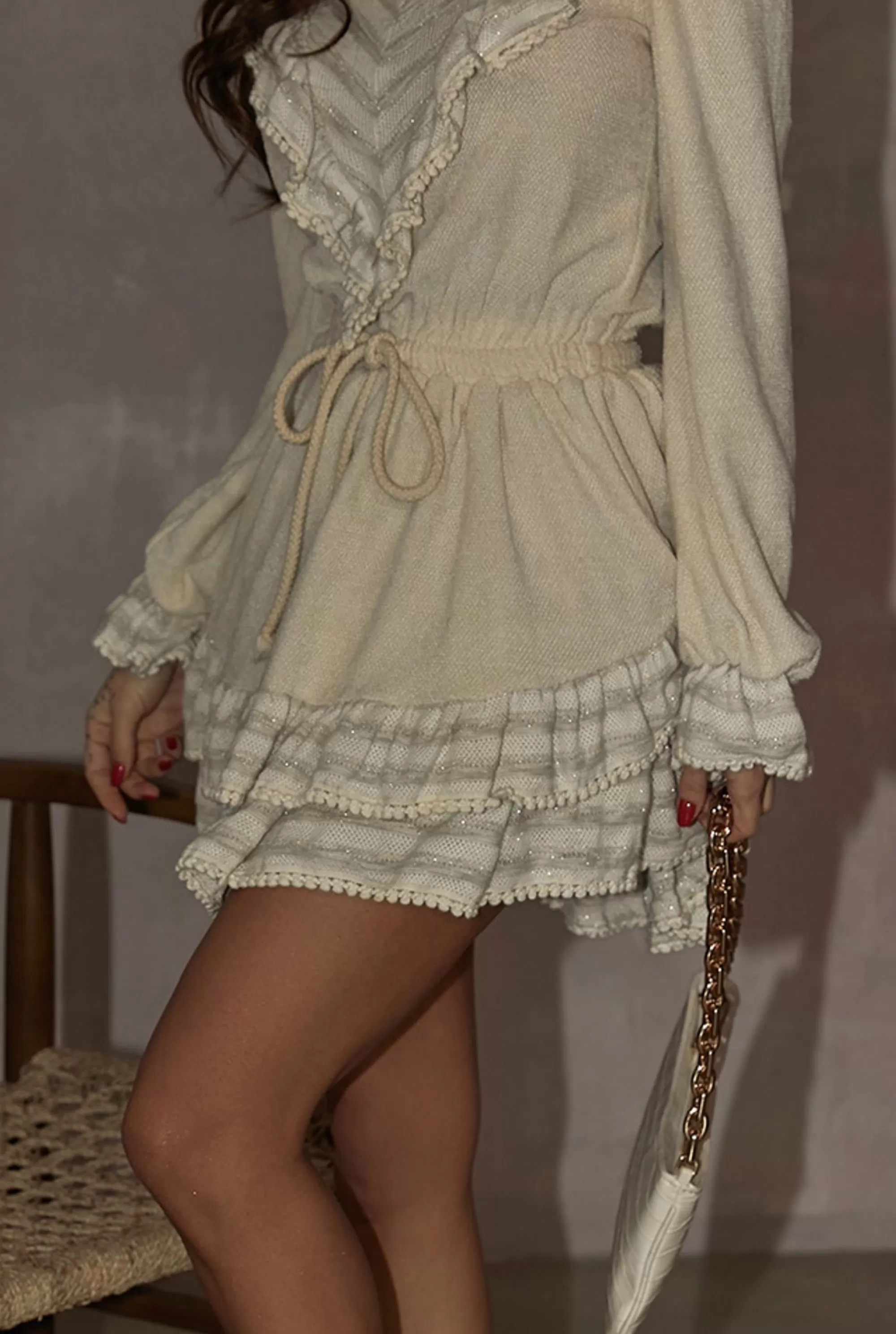 Clearance Nevada - A Dress In A Shade Of Beige, Made Of Pleasant To The Touch Fabric Women Every Day