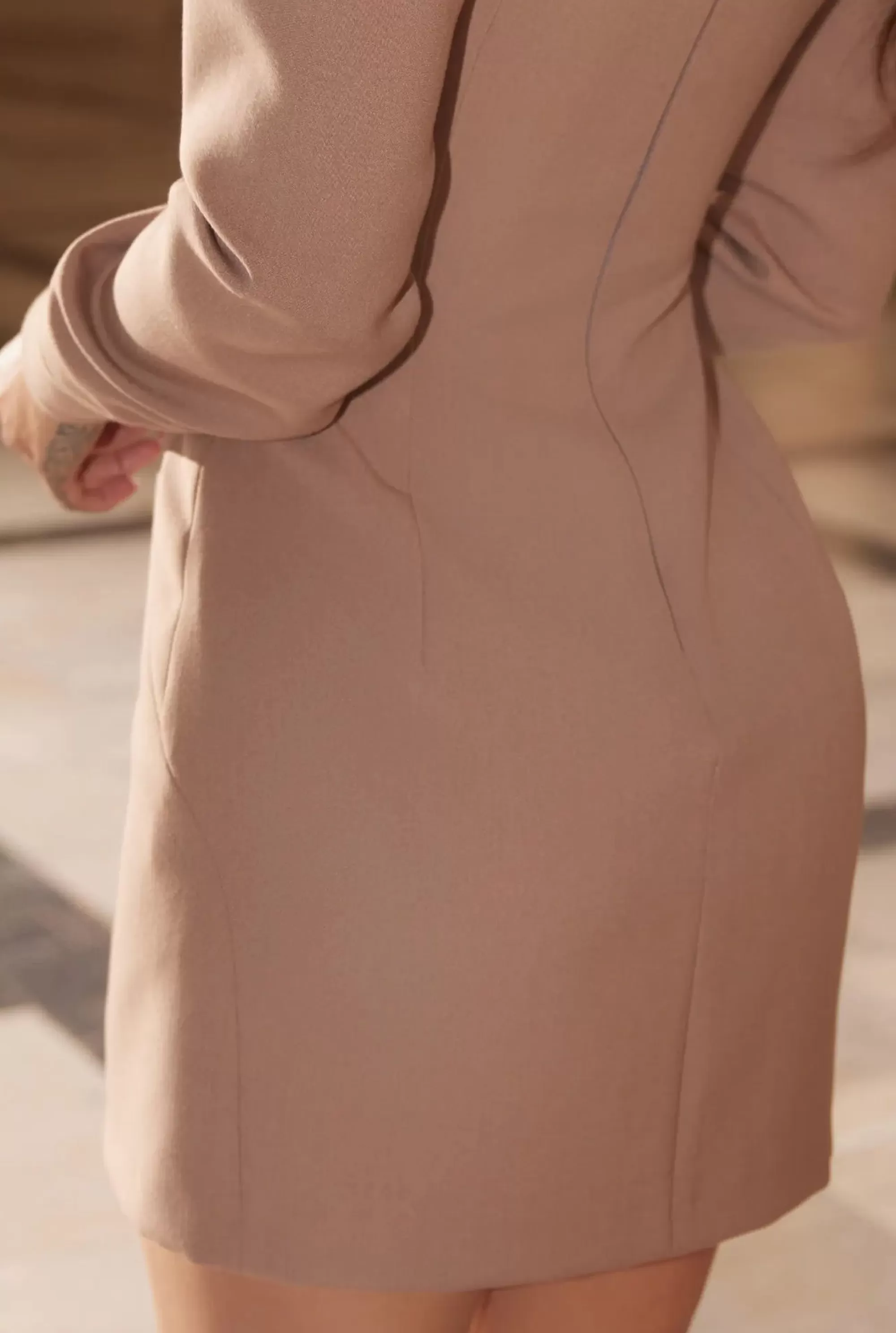 Outlet Zaha - Mini Dress With Softly Widened Cut At The Bottom Of The Skirt Women Every Day